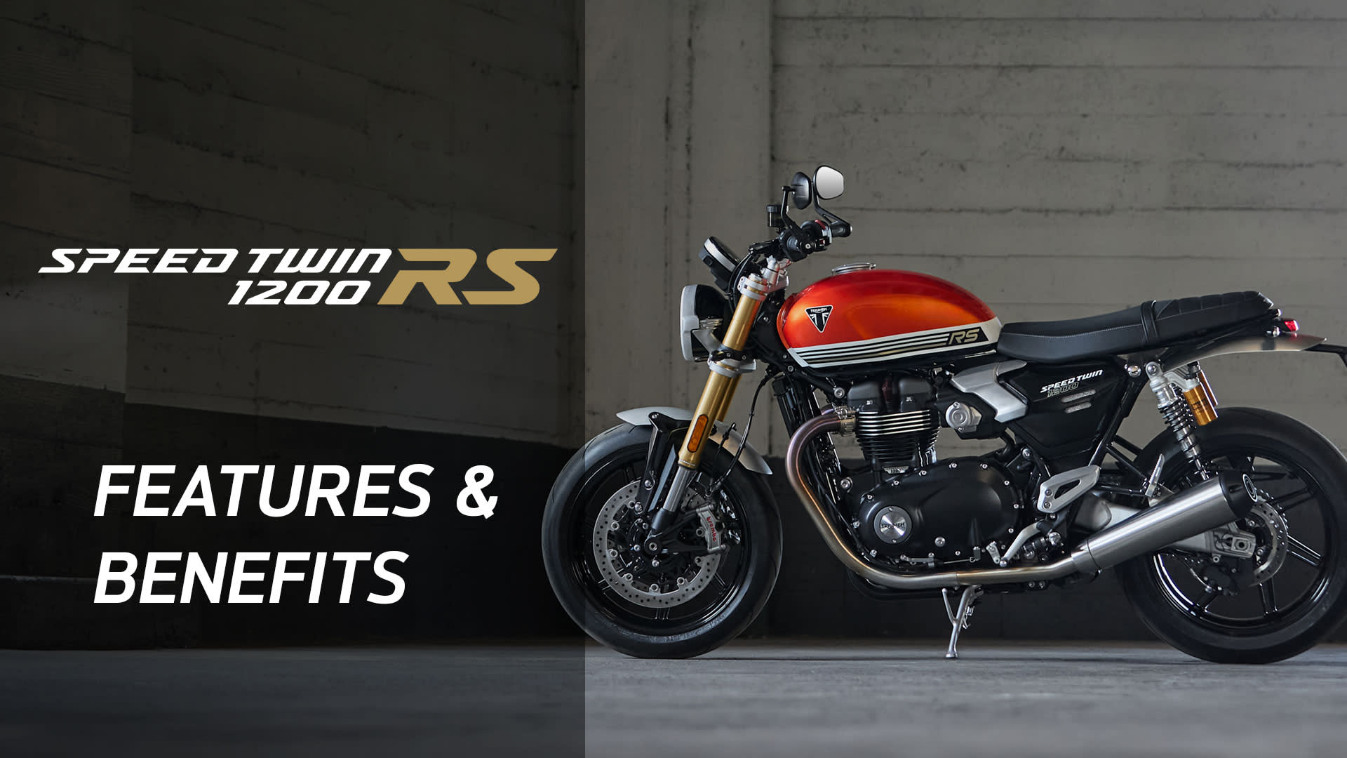 De nieuwe Triumph Speed Twin 1200 RS For the Ride